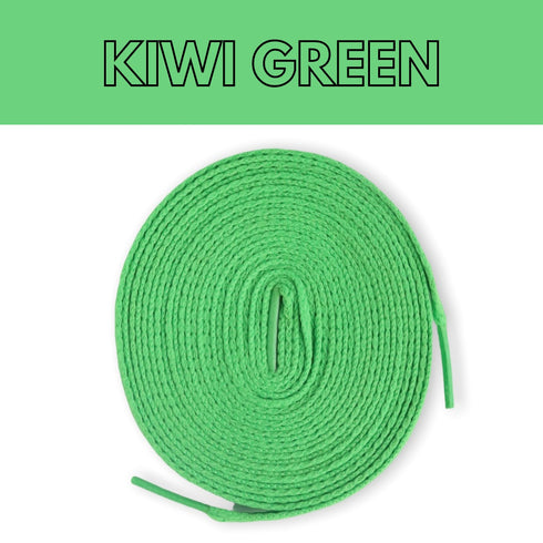 Jordan 1 Laces Basics Flat Thin - Kiwi Green Laces
